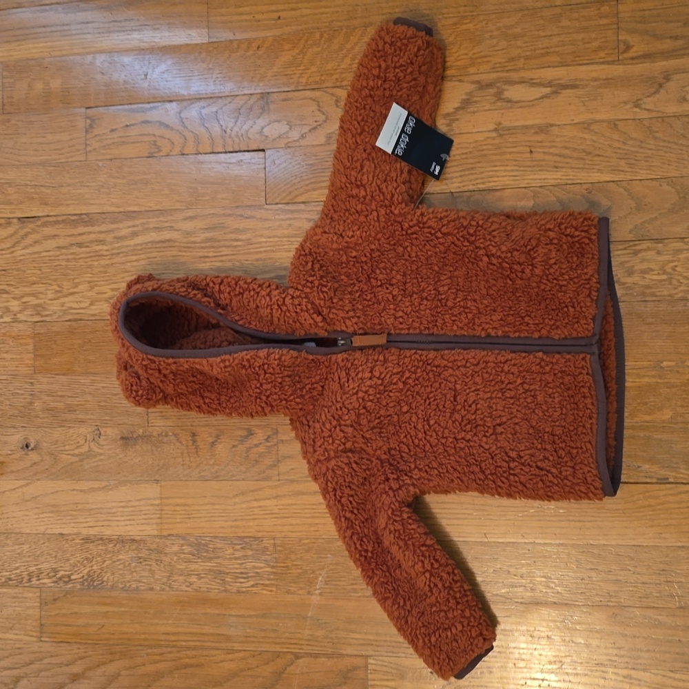 OKIE DOKIE BABY SOFT BROWN ZIPPERED JACKET SIZE 9 MONTHS